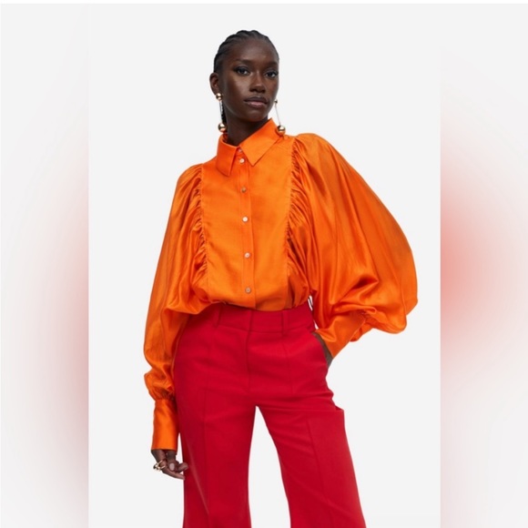 H&M Balloon Sleeved Blouse - Picture 2 of 5